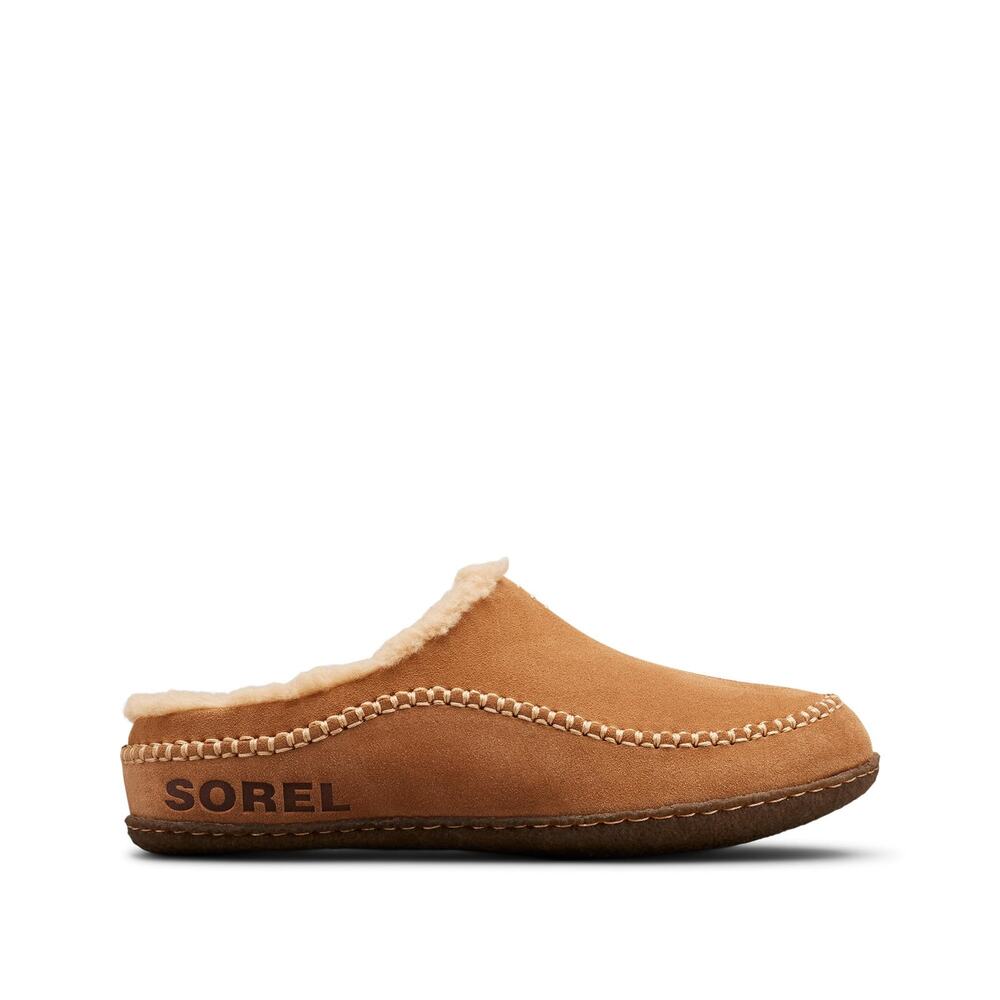 NWT SOREL Men's Falcon Ridge ll Slipper - Camel Brown, Curry - 11 - Picture 3 of 6